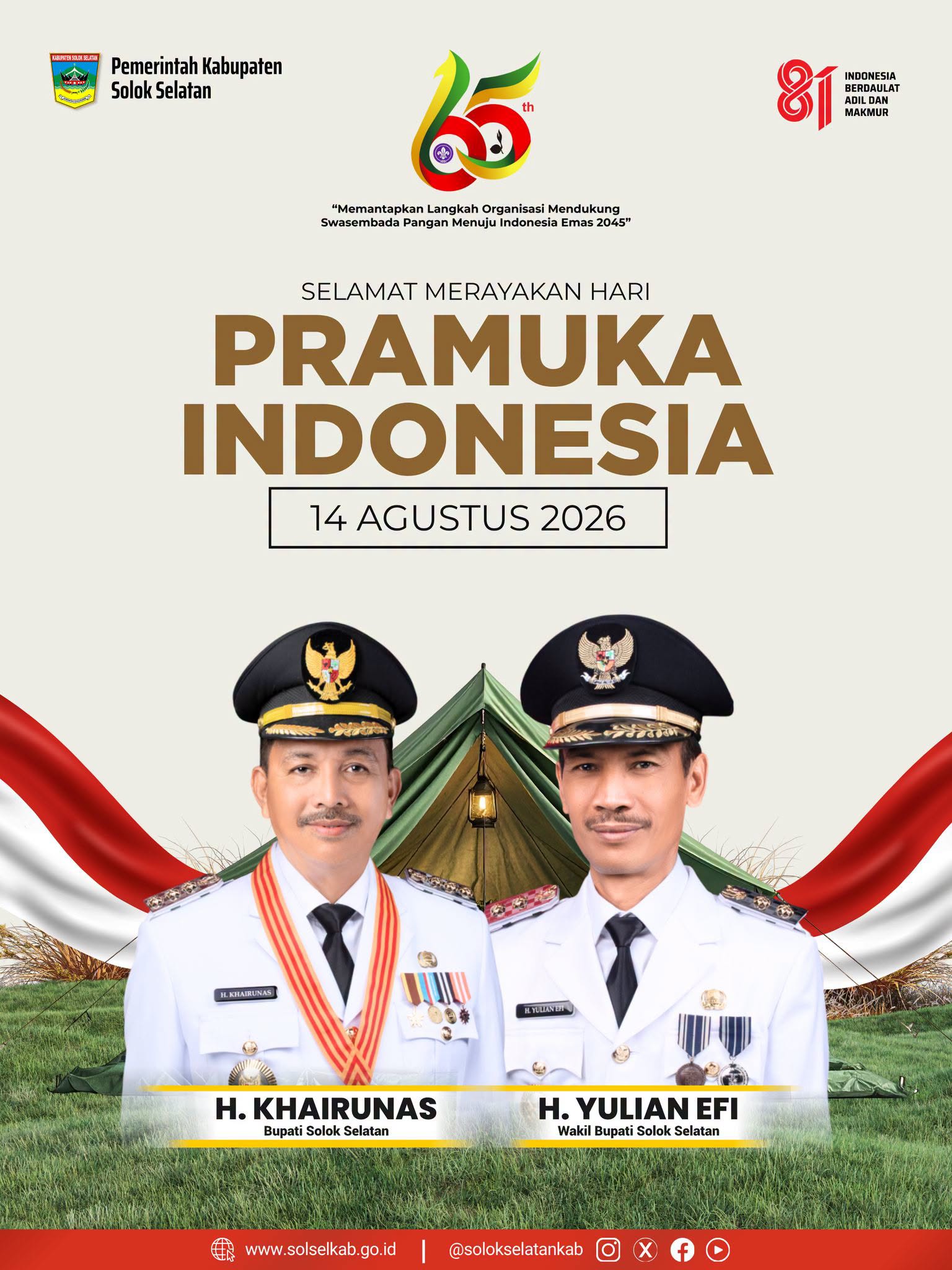 Selamat Hari Pramuka ke-65