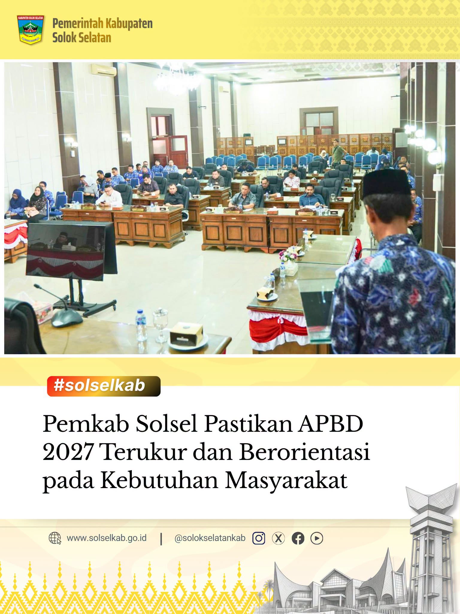 Pemkab Solsel Pastikan APBD 2027 Terukur dan Berorientasi pada Kebutuhan Masyarakat
